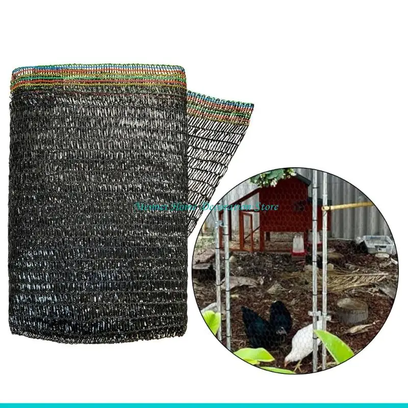 H7BF Garden Shade Cloth With Reinforced Eyelets Suitable For Vegetables Flowers Greenhouse Sun Resistant Outdoor Plant Cover