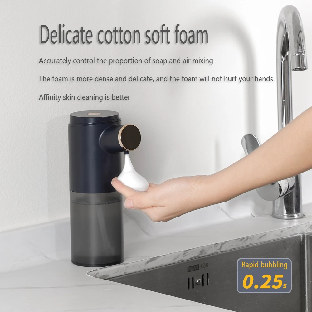 New Intelligent Foam Soap Dispenser Infrared Smart Sensor Soap Dispenser Bathroom Accessories Hand Detergent Automatic Dispenser