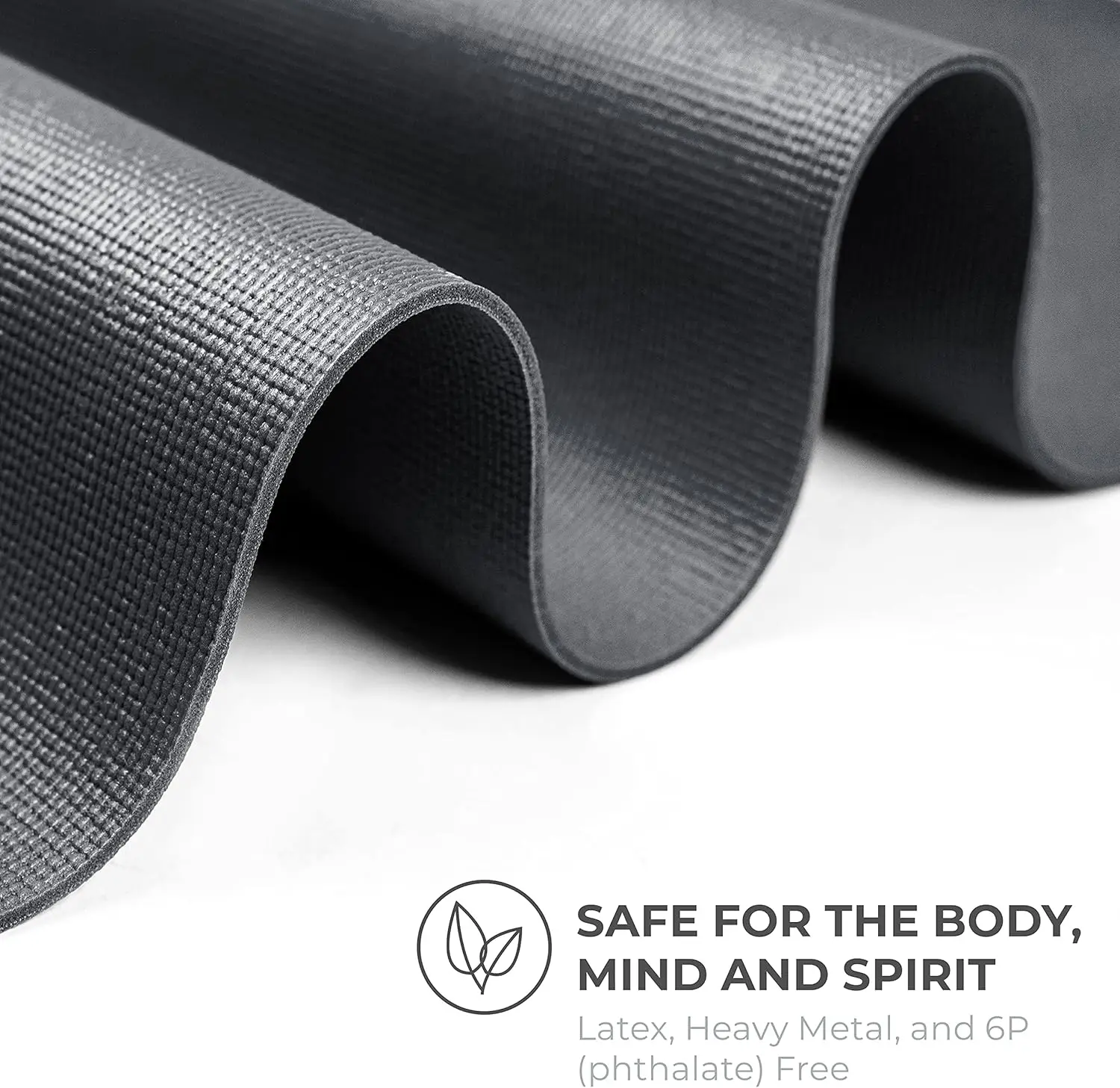 Home Workout Exercise Non-Slip Anti-Tear 6mm Thick Yoga Mat Roll