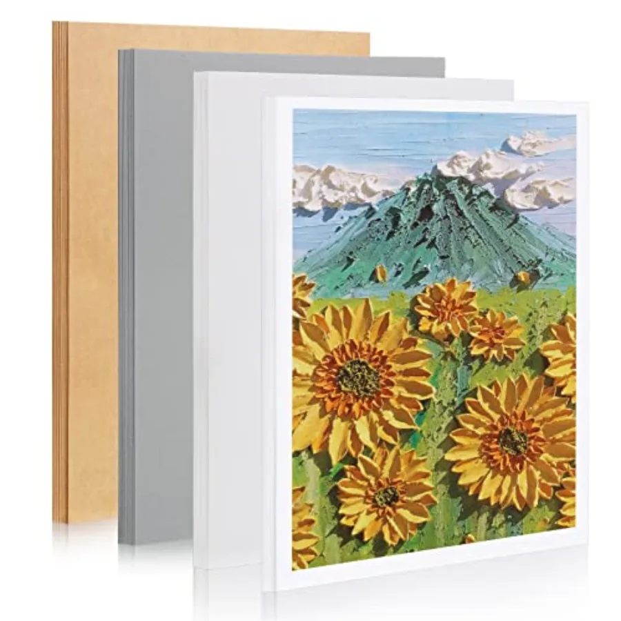 

100 Sheets Oil Pastel Paper 180 GSM Pastel Drawg Paper Neutral Toned Pat Paper for Dry Media Oil Pastel Pencil Charcoal Adults