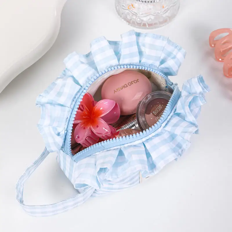 فتاة الترفيه السفر حقيبة مستحضرات تجميل محمولة اللون الإملائي منقوشة حقيبة التجميل المحمولة سعة كبيرة أكياس التخزين المنزلية للمرأة