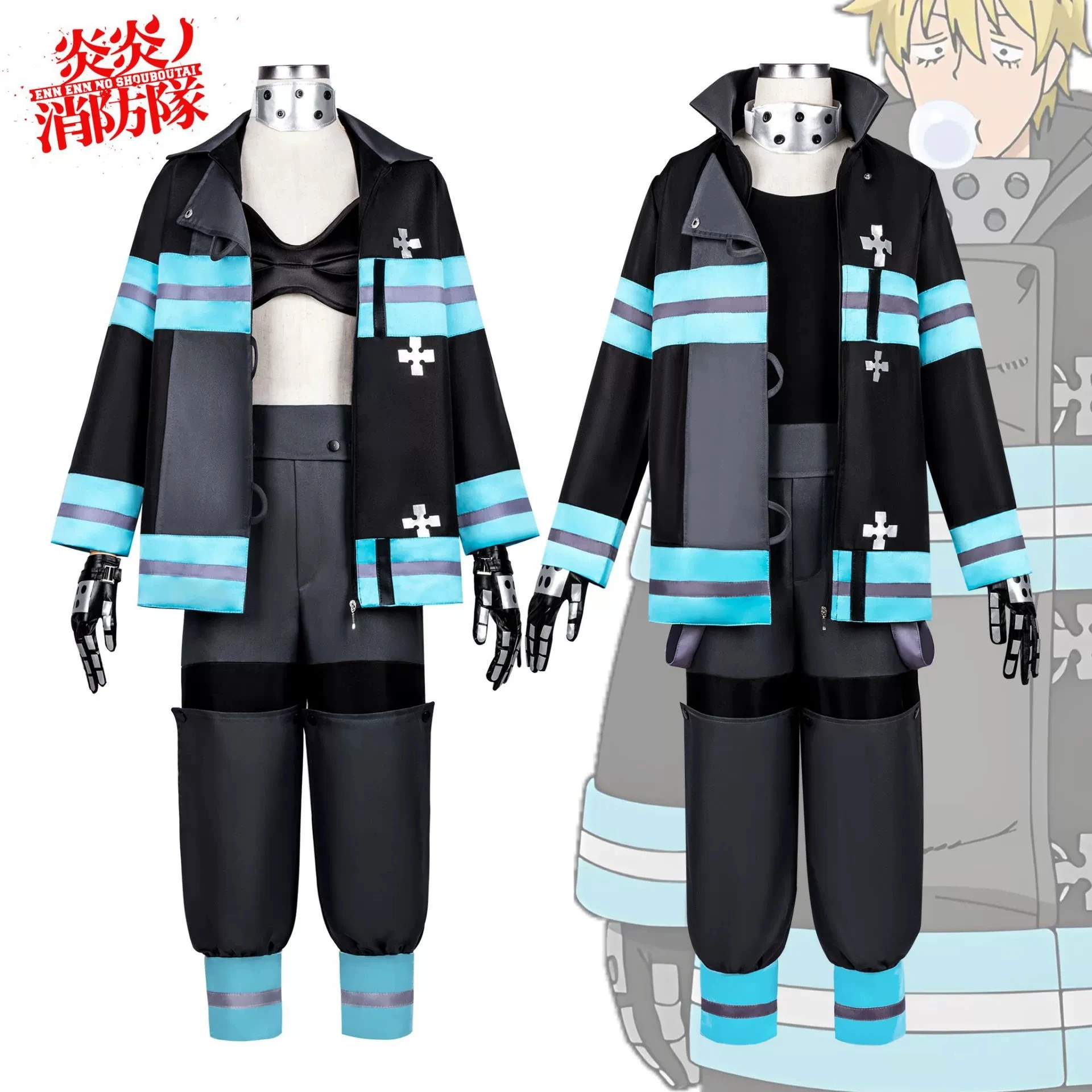 

Новинка 2026, аниме, манга, пожарные силы, Маки Озе, комплект униформы для косплея, Shinra Kusakabe, маскировочный костюм для выступлений, костюм для вечеринки на Хэллоуин