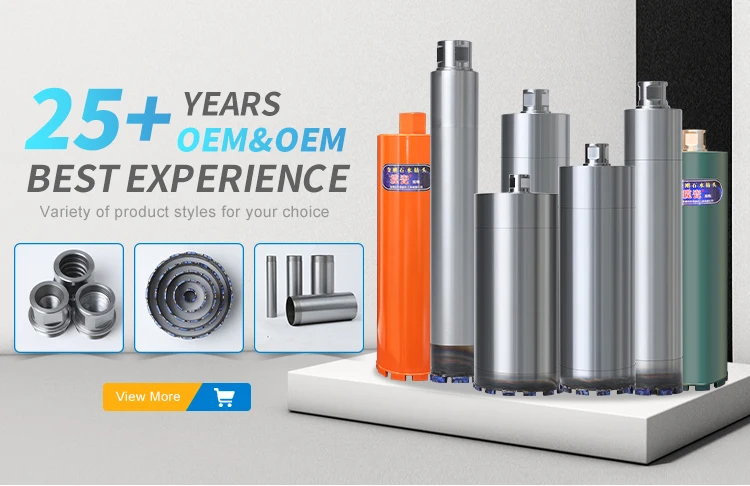 LAANCI Diamond Core Drill Bit Reinforced Concrete Drill Bit Diameter Range 25-200mm Total Length 400mm For Drilling On Concrete