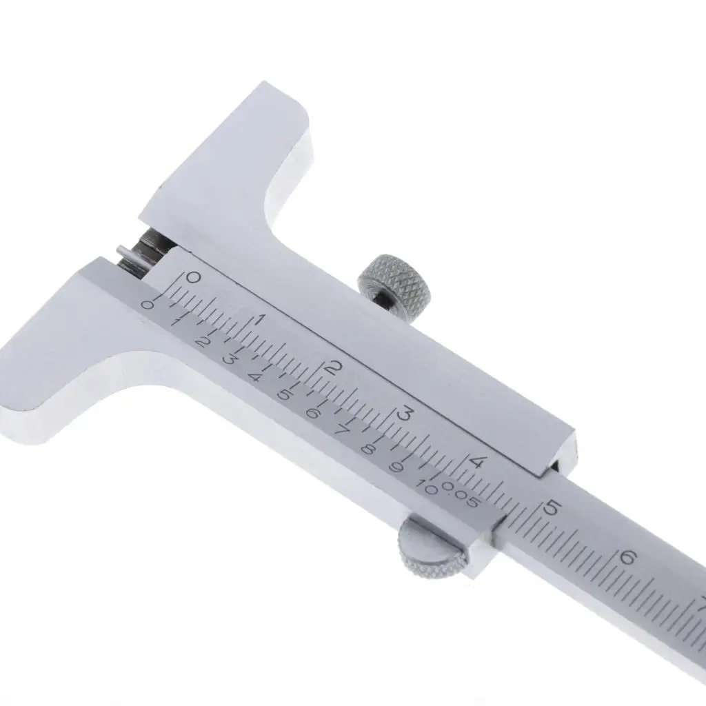 Stainless Steel Depth Gauge Ruler Vernier Caliper Tool Precise Measuring Device for Woodworking and Metalwork
