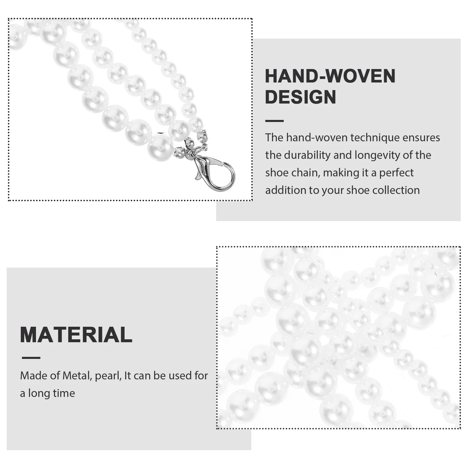 

Exquisite Handcrafted Embellished Shoe Chain Boot Lace Decor Clog Chain Jewelry For Women Footwear Accessories