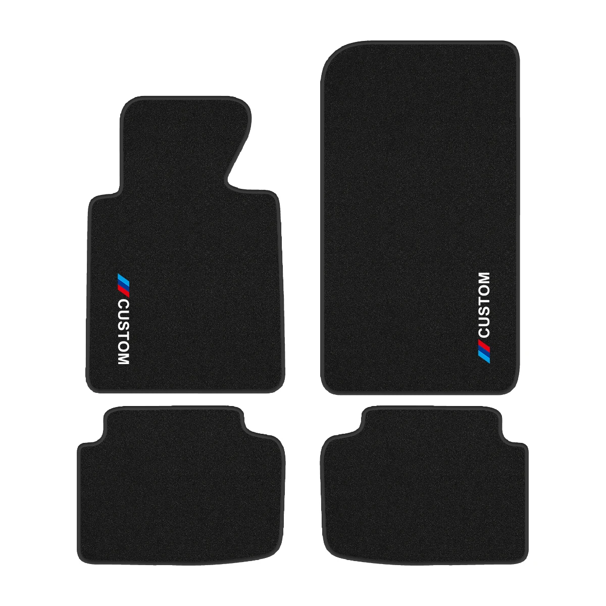 

For BMW M3 E46 2000-2006 luxury Carpet Velour Car Mats 4-Piece Floor Mats with