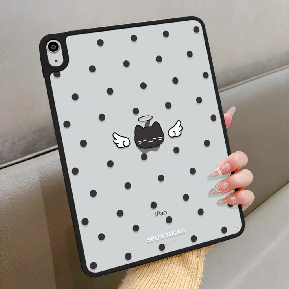 capa-transparente-com-bolinhas-e-gato-anjo-para-ipad-pro-11-129in-13-m4-97-102-5-6ª-7-8-9-10-11ª-mini-air-5-6-7