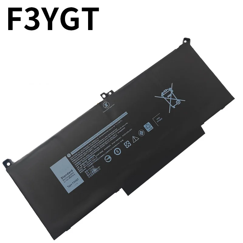 F3YGT Battery For Dell Latitude 7480 12 13 7000 7280 7290 E7280 E7290 E7380 E7390 7000 7380 7390 7480 7490 2X39G Part