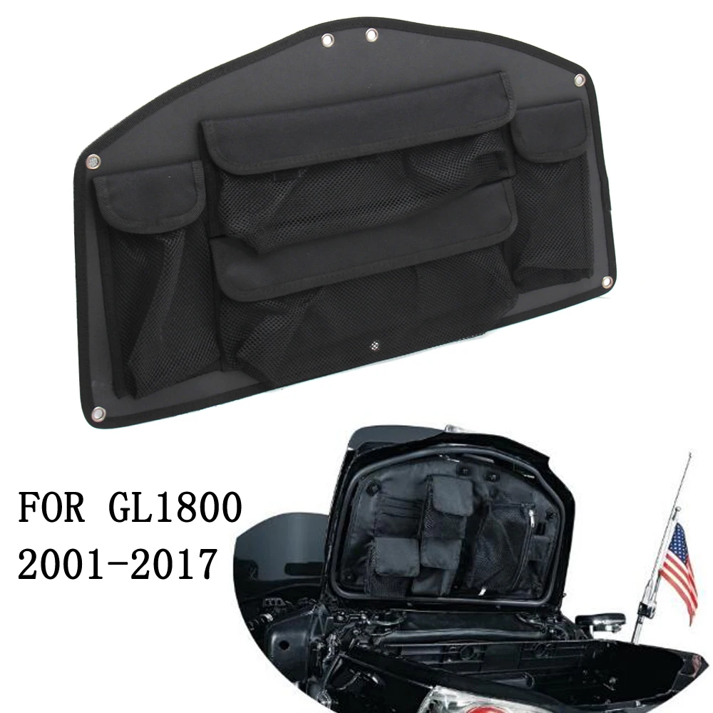 For HONDA GOLD WING GL1800 Goldwing GL 1800 2001-2017 Motorcycle Trunk Lid Organizer Bag Tool Bags Case