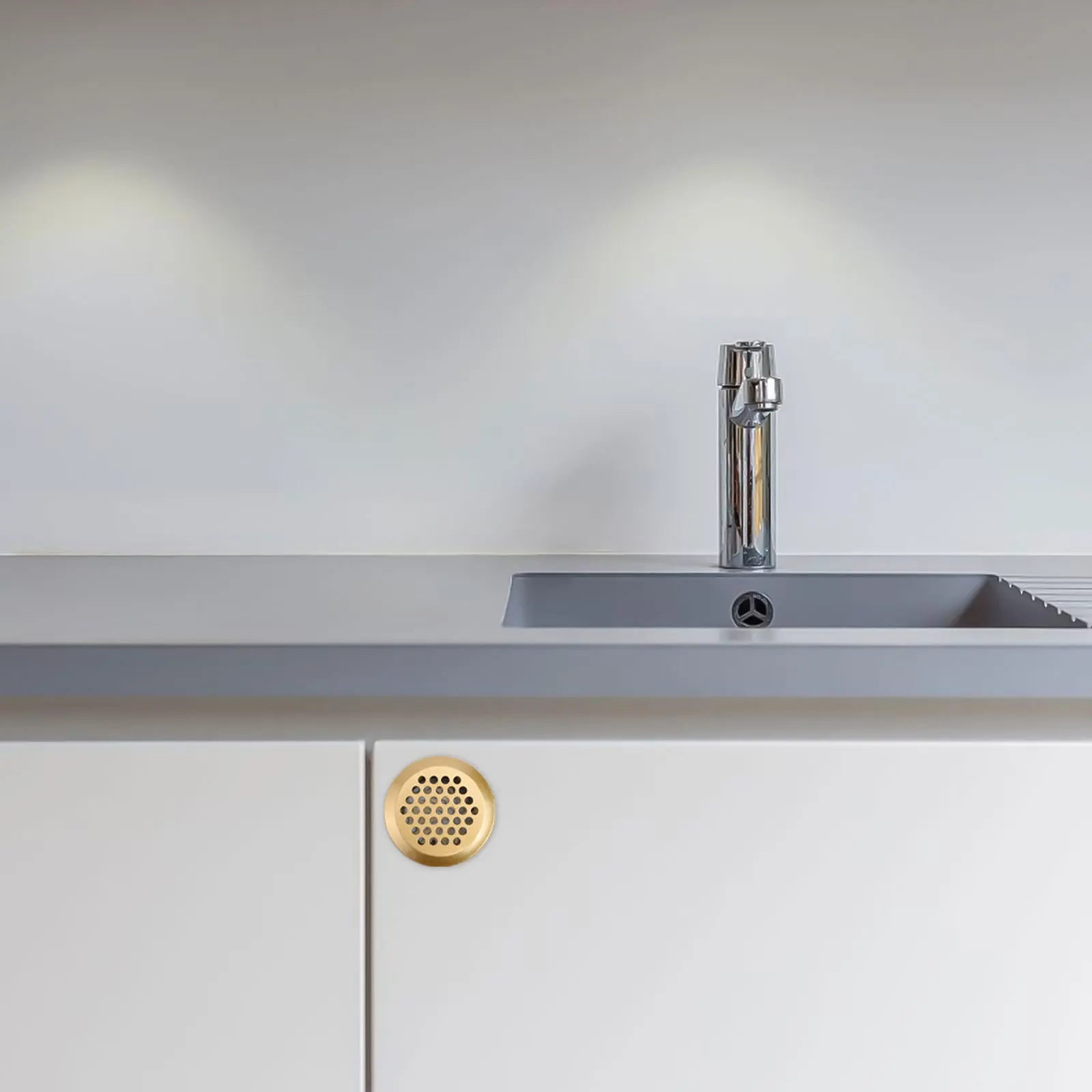 لخزانة الأحذية غطاء فتحة التهوية فتحات على الوجهين غطاء خزانة خذاء 35 مللي متر فتحة شبكية تهوية فعالة تحافظ على نطاق الهواء