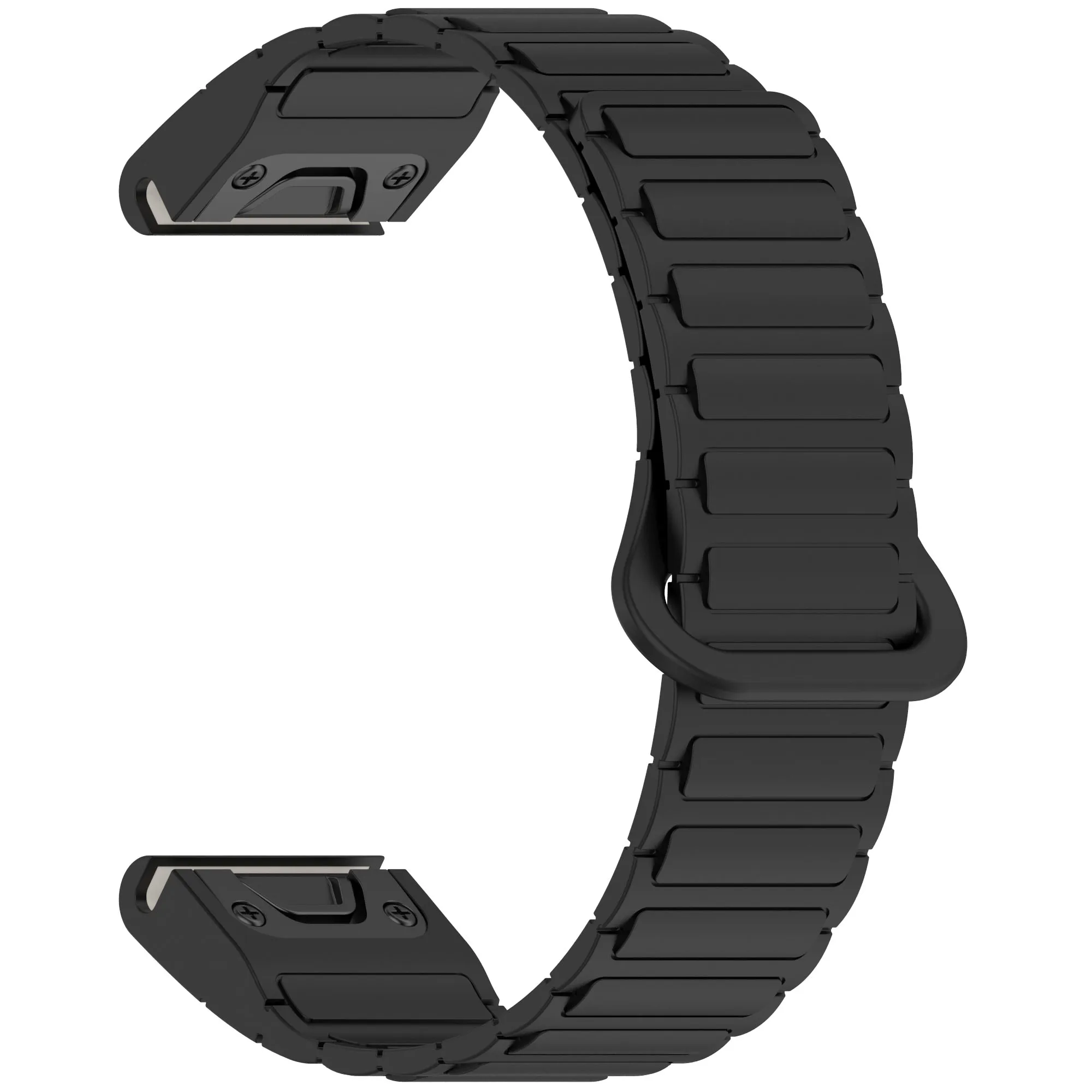QuickFit 26 20 22mm Magnetic Band For Garmin Fenix 8 47mm 51mm 43mm 7X 7 7S 6 6S 6X 5S 5 5X 965 955 Silicone Link Bracelet Strap