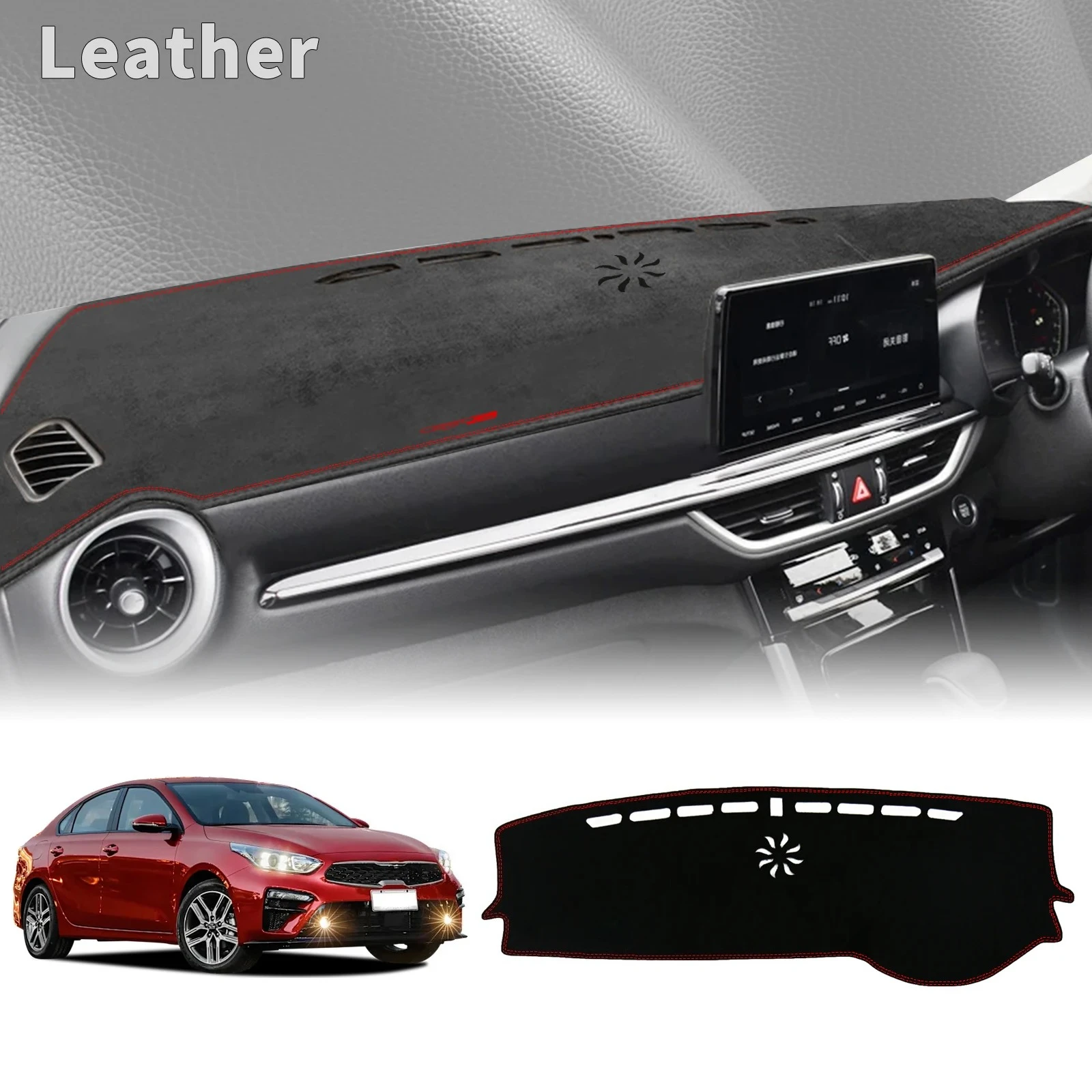 

fit for KIA Cerato 2019 2020 2021 2022 2023 Dashmat Dashboard Cover Pad DashMat Sunshade Protective Carpet Car Accessories