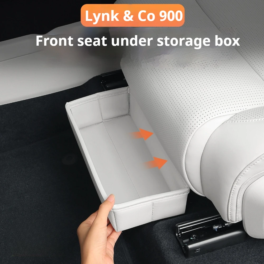 Fit For LYNK & Co 900 Car Specialized Under Seat Privacy Storage Box Center Console Trunk Organizer Interior