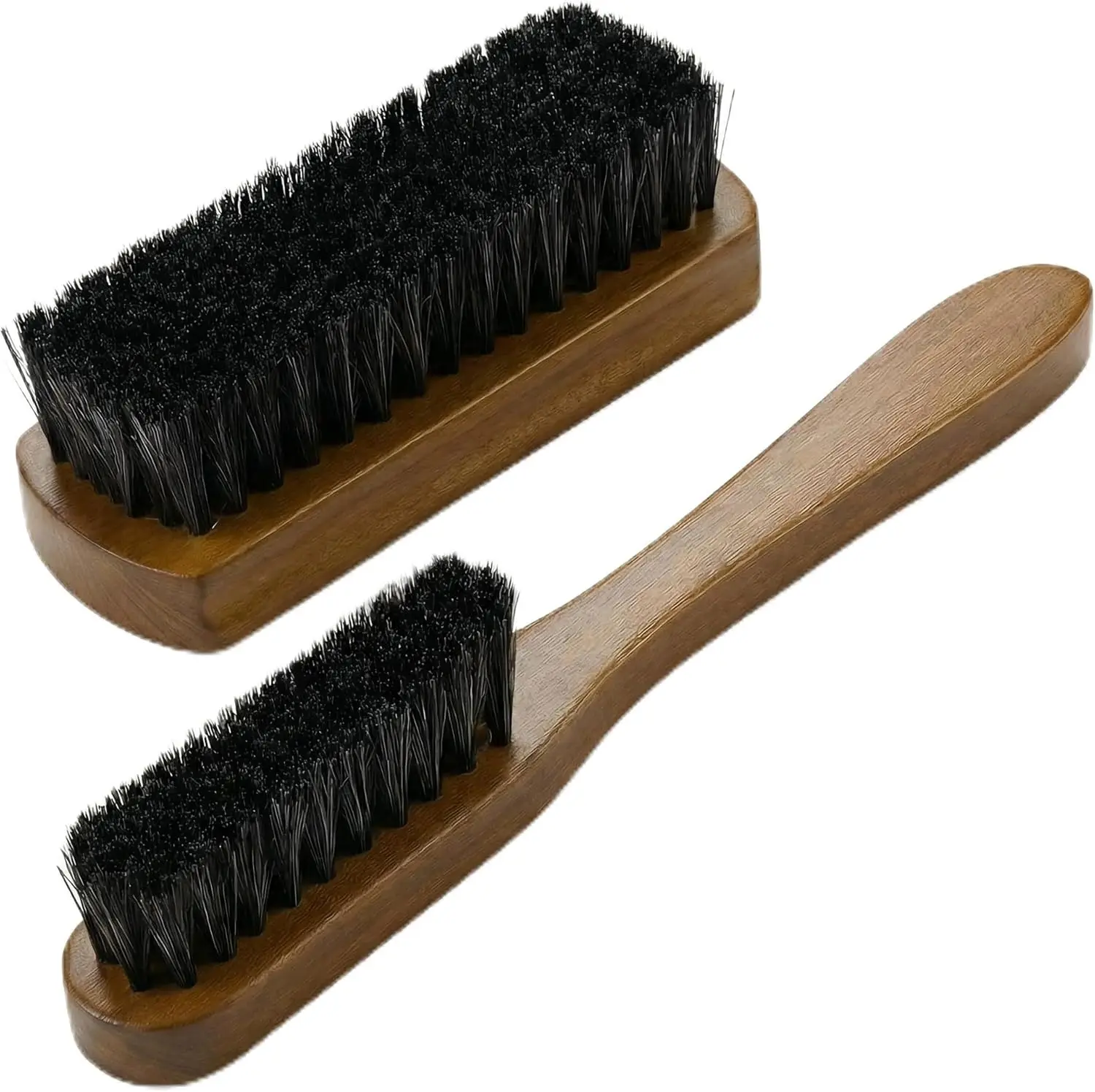 

Leather & Upholstery Cleaning Brush Set, 100% Black Boar Bristle, to Clean Car Seats & Leather Sofas, for Alcantara, Interiors,