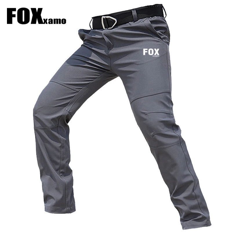 FOXxamo Cycling Men's Tactical Pants Breathable Outdoor Army Military Long Trouser Male Waterproof Quick Dry Hiking Cargo Pants