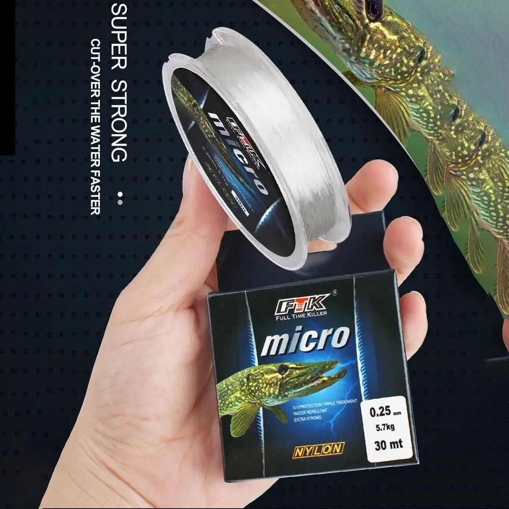 

Fishing Tools 2.9-12.5LB Ice Fishing Line 0.3-2.5 MM Monofilament Coating Fishing Line 30m Sinking Carp Fish