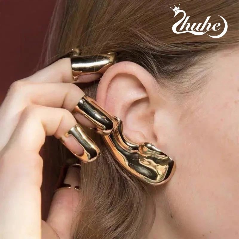 

The New Half Earring Silhouette For 2024 Is A New Gothic Copper Alloy Jewelry Party Gift For Women