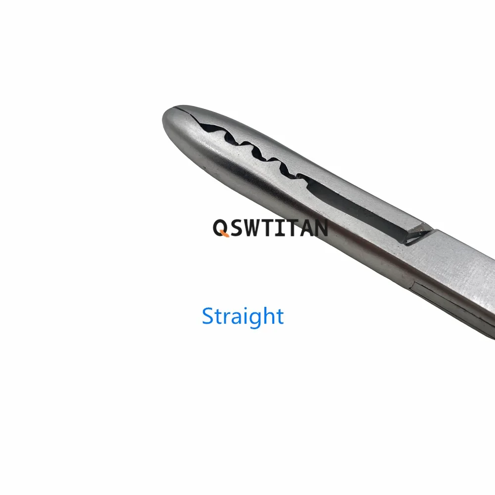 QSWTITAN Soft tissue Holding forceps Bend upwards Straight tissue Pliers Veterinary Orthopedics Instruments
