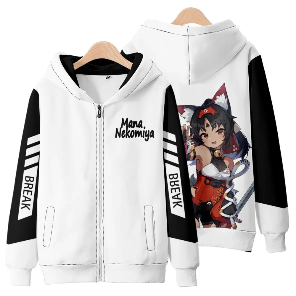 Hot Game Zenless Zone Nul 3d Print Dames/Heren Hoodie Sweatshirt Zzz Zzzero Cosplay Jas Met Rits Casual Trainingspak