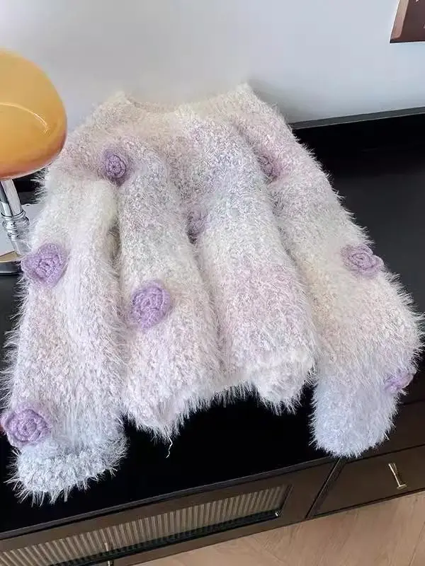 

Sweaters Jumpers Pullovers Woman Teen Cashmere Striped Pattern French Style Café Date Romantic Elegant Classic Winter Soft Warm