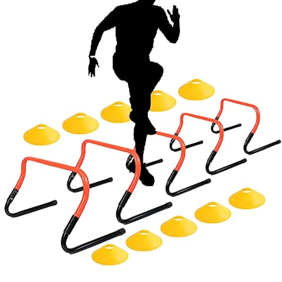 

Adjustable Height Hurdle Agility Training Hurdle Set of 5 Set of 10