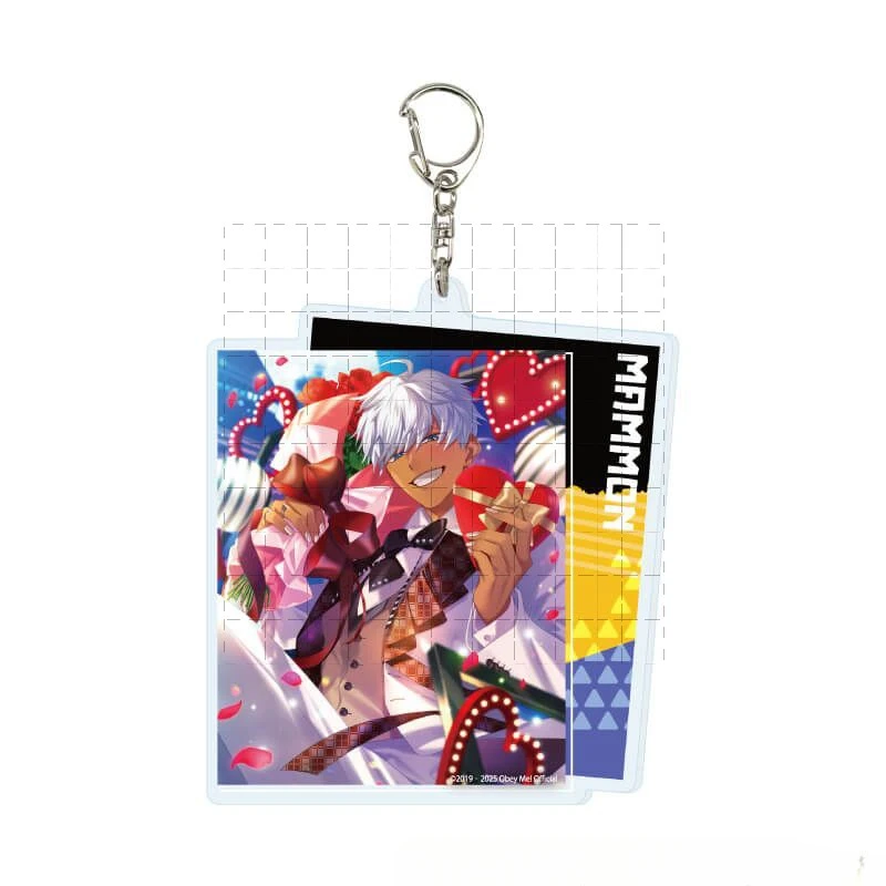 Spel 2-Obey Me! Sleutelhanger Pop Anime Lucifer Leviathan Beelzebub Asmodeus Belphegor Mammon Acryl Sleutelhanger Hanger voor Gift