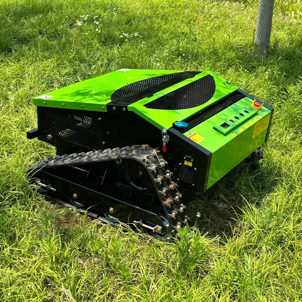 For~CE Approved Industrial Grade Remote Control Crawler Lawn Mower High Efficiency Mower for Agriculture Use