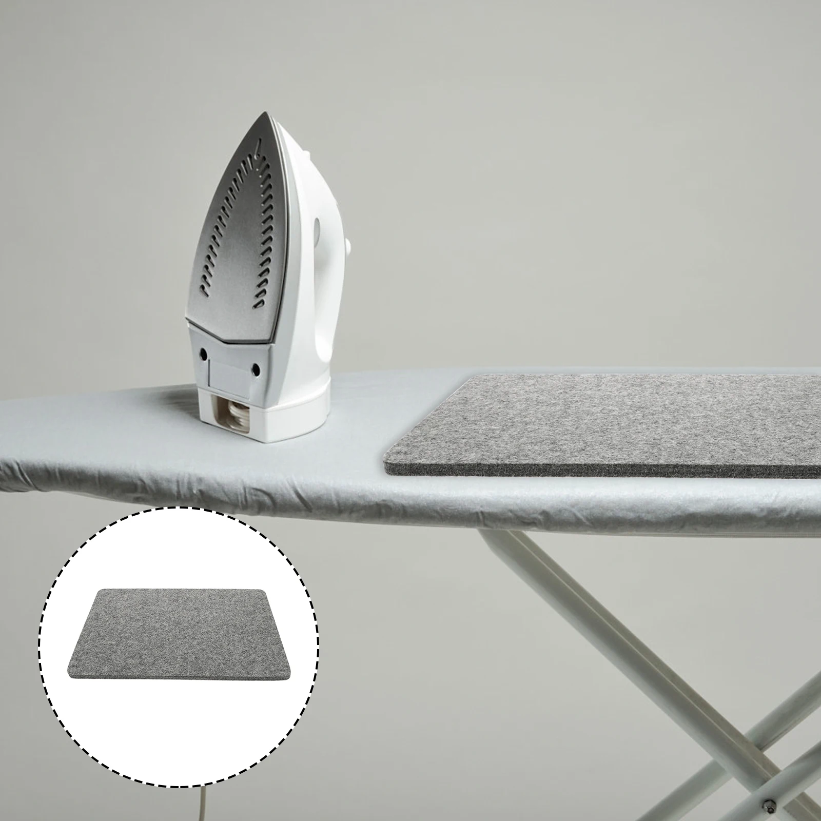 

Premium Wool Felt Board Mat Heat Resistant Portable Mini Sewing Travel Pressing Pad For Clothes Household Ironing