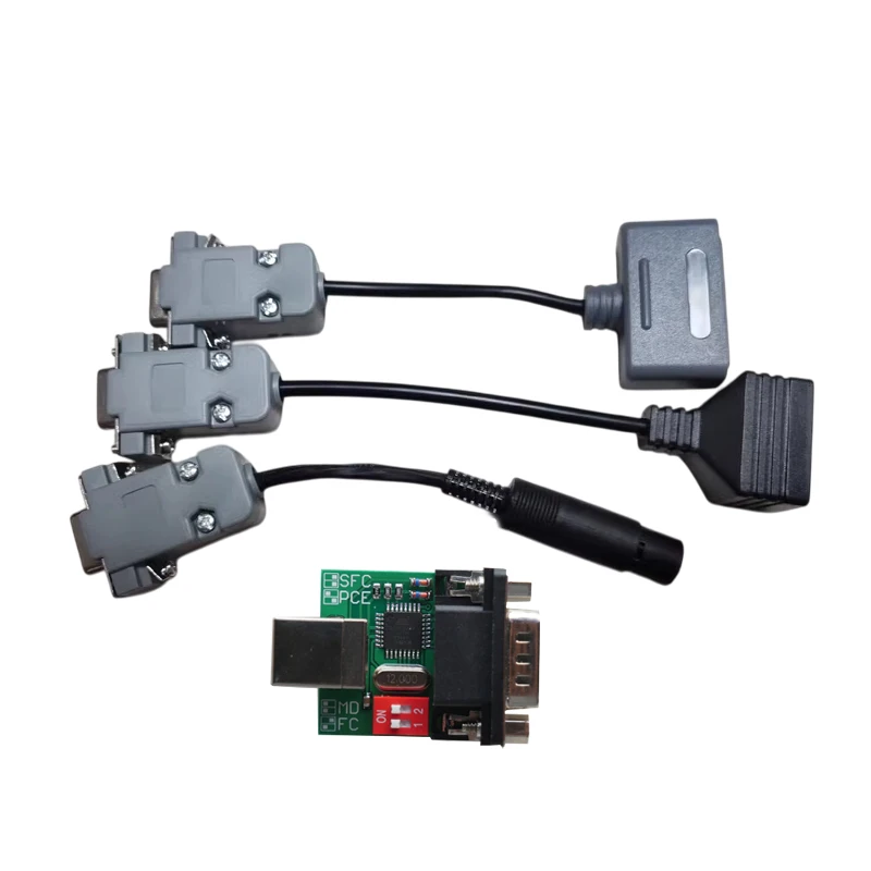 Multi-Handle To USB Adapter The DB9 Interface Controller Supports A Tari Seg SMS MD / Genesis Cables Are Not Included