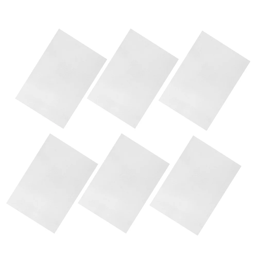 

6pcs Night Glowing Heat Shrink Sheets Blank Diy Craft Making Supply For Christmas Gift Art Project Frosted Shrinkable Paper