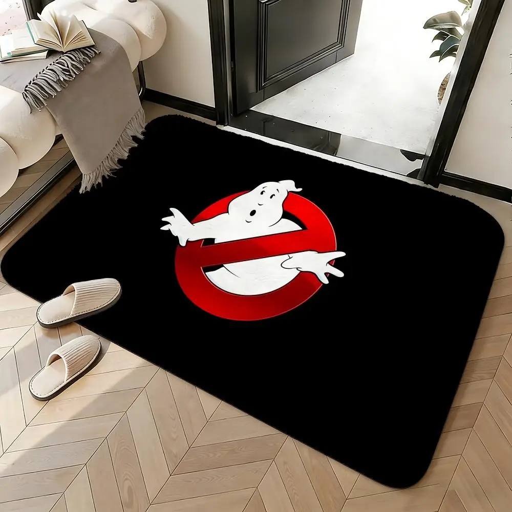 Soft Absorbent Non-Slip Rug Movie Ghostbusters Floor Mat Home Decor Doormat Bedroom Floor Mat Shower Carpet