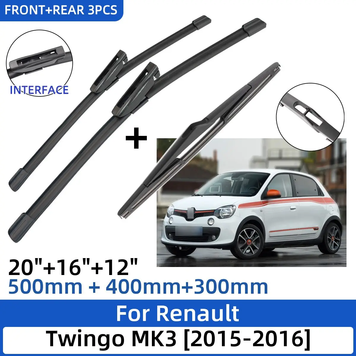 3PCS For Renault Twingo MK3 2015-2016 20