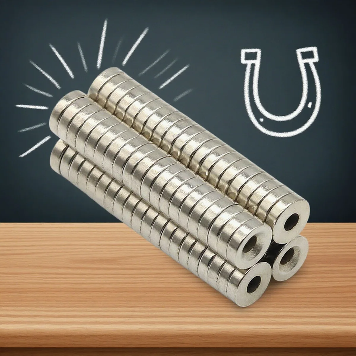 

10x3-3mm Whiteboard Magnets - Fit for Meeting, Desktop - Non-marking Fixation for Teachers, Fix Notes, Organize Docs,Tidy Spaces
