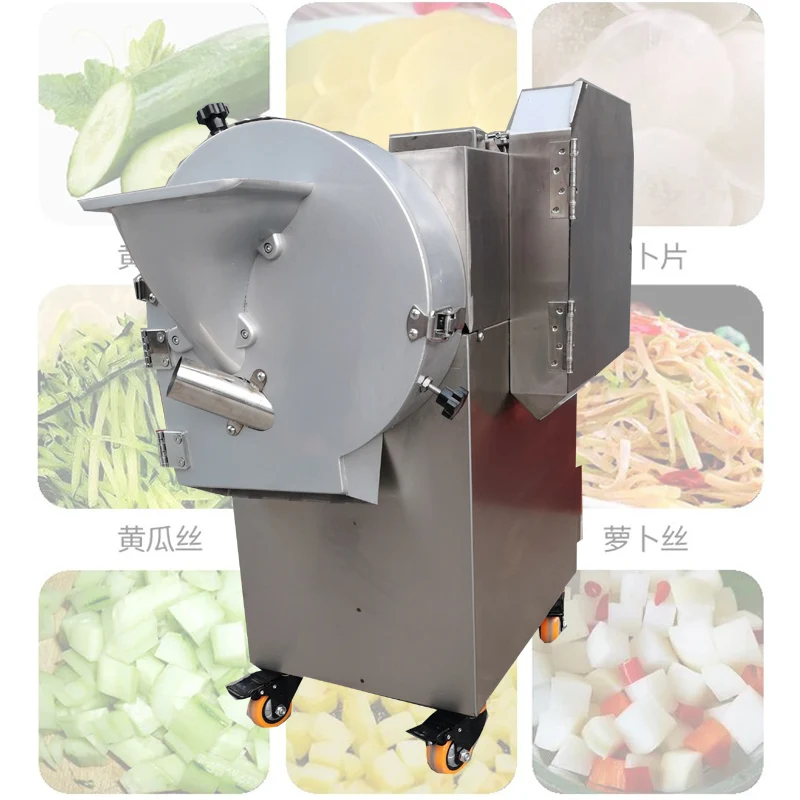 Vegetable Processing Equipment Commercial Vegetable Cutter Machine Realizes Vegetable Slicing Shredding Dicing Segmenting