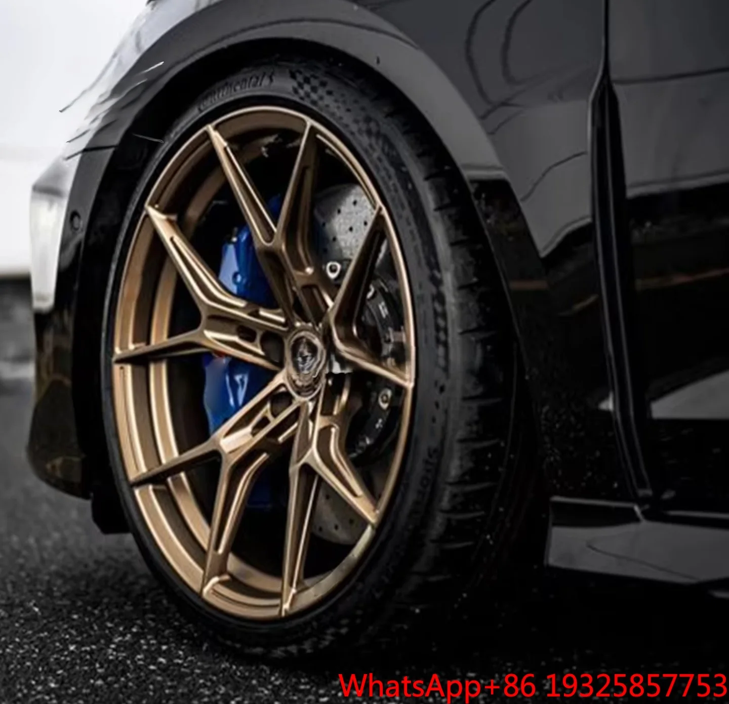 Alloy Forged 1-piece Passenger Car Wheels Te37 16-24 Inch 5x114.3 5x120 5x112 Custom Concave Bronze Gold Rims for F30 E90 X5