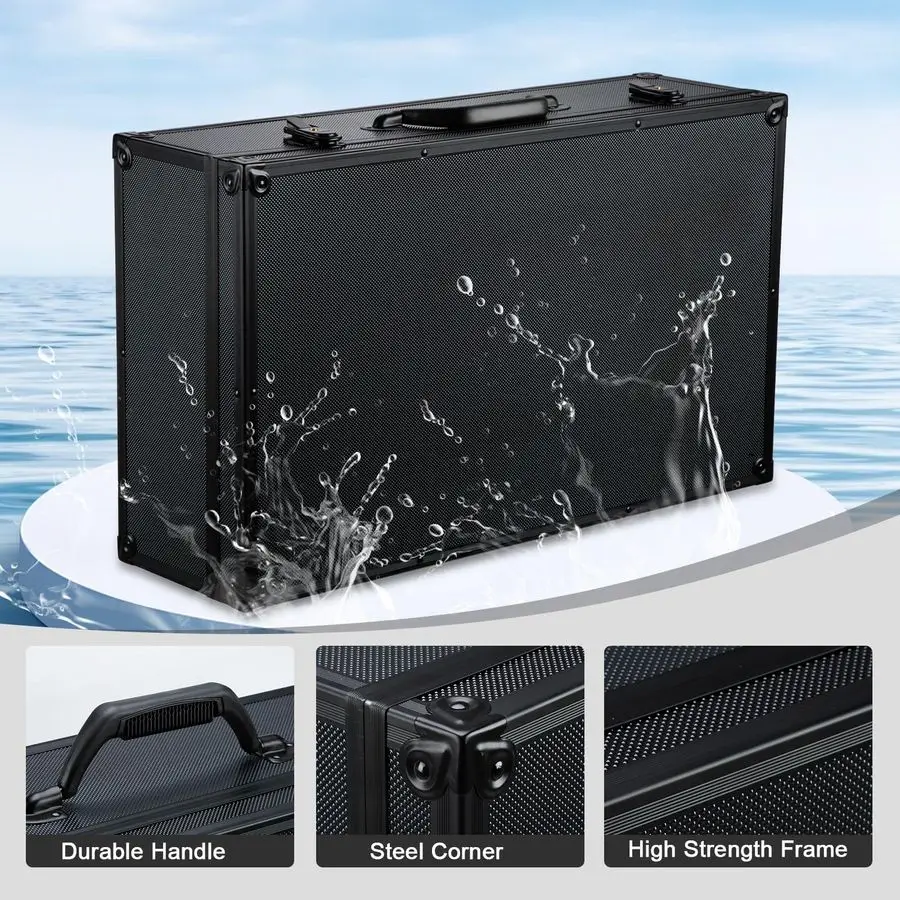 حافظة صلبة لوحدة التحكم لـ DDJFLX4 DDJ400 DDJREV1 DDJSB3 DDJSB2 طبقة مزدوجة عالية الكثافة واقية رغوة خلاط تخزين صندوق سفر wi