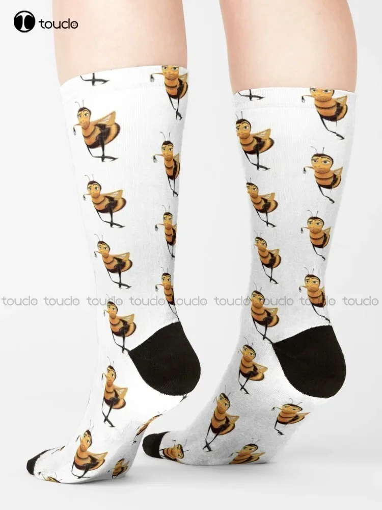 Thicc Barry B. Benson chaussettes chaussettes fines femmes haute qualité mignon élégant belle Kawaii dessin animé doux coton chaussette nouveau populaire 1 paire