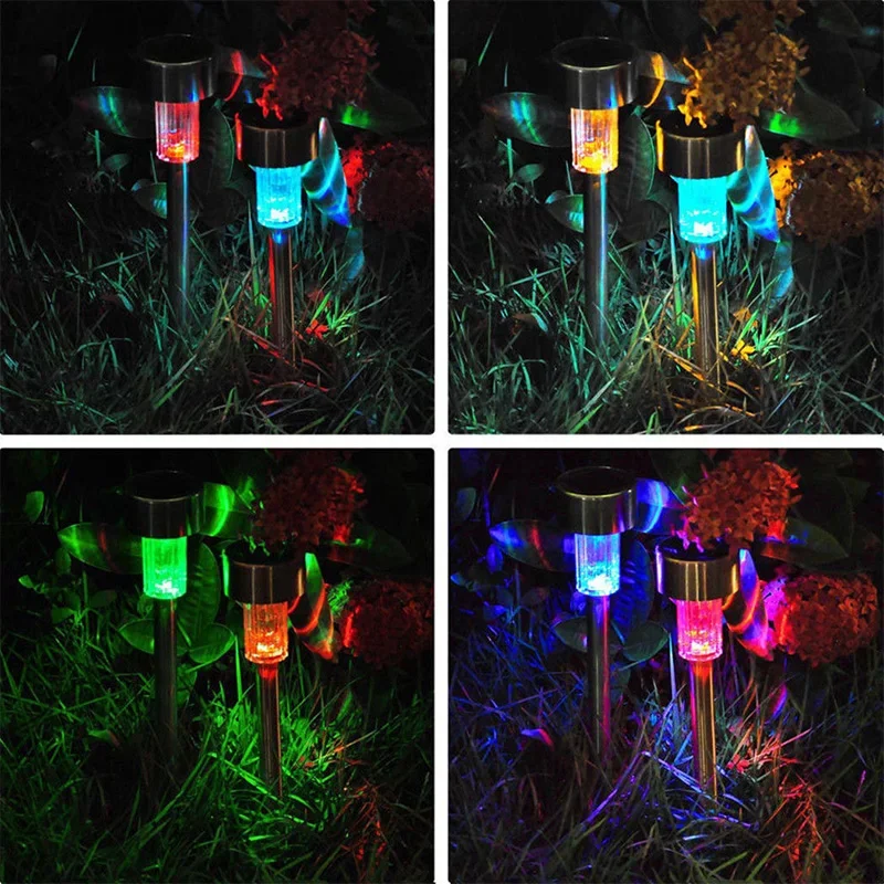 Solar Light Garden Decoration Tools Outdoor Solar Powered Lamp Waterproof Landscape Lighting for Pathway Patio Yard Lawn