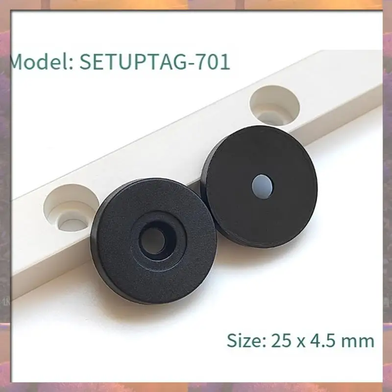 Penjualan Terbaik 5 Buah 25Mm RFID Pos Pemeriksaan Label Tag Penjaga Sistem Patroli Tur Anti-logam NFC 213 Chip 13.56Mhz 144Byte