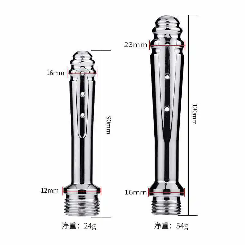 9T3TMetal Vagina Anal Cleaner Sausage Filler Back Court Cleaning Adult Expansion Sex Toys Men and Women Supplies