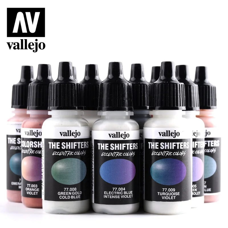 Spanish AV Vallejo Eco Friendly Water Based Paint Chameleon Spray Paint 6 Colors Airbrush Acrylic Model Painting Pigment