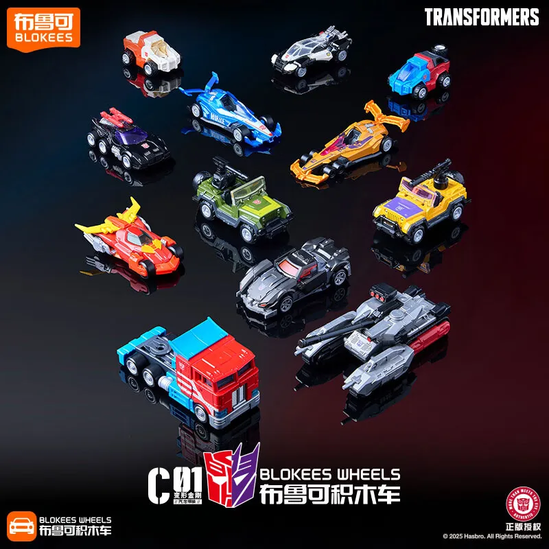 Cars BLOKEES Original Transformers Autobots Optimus Prime Action Anime Figure Movie Doll Transformation Robot Collection Toys