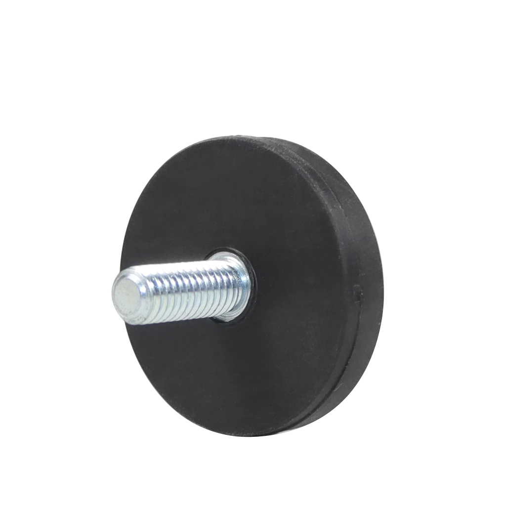 M4 M5 M6 Magnetische Basis Halter D31mm Runde Gummi Beschichtet Magnet Mini für Kamera Auto Dach Scheinwerfer Licht Bar Halterung sucker Mount – Detail 14