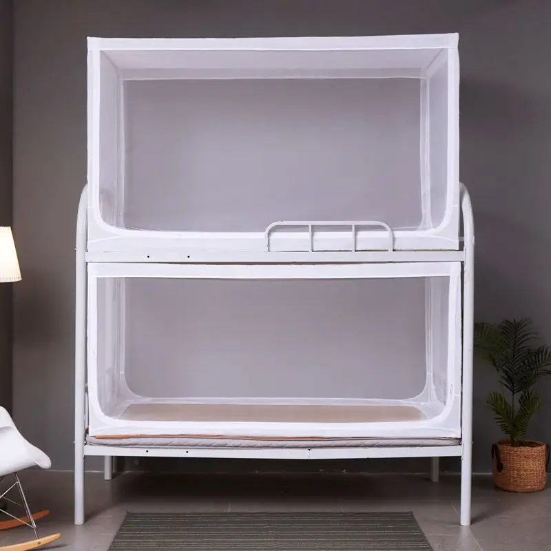 Dust-proof retractable mosquito net Student dormitory Upper bunk Lower bunk Universal dormitory Single