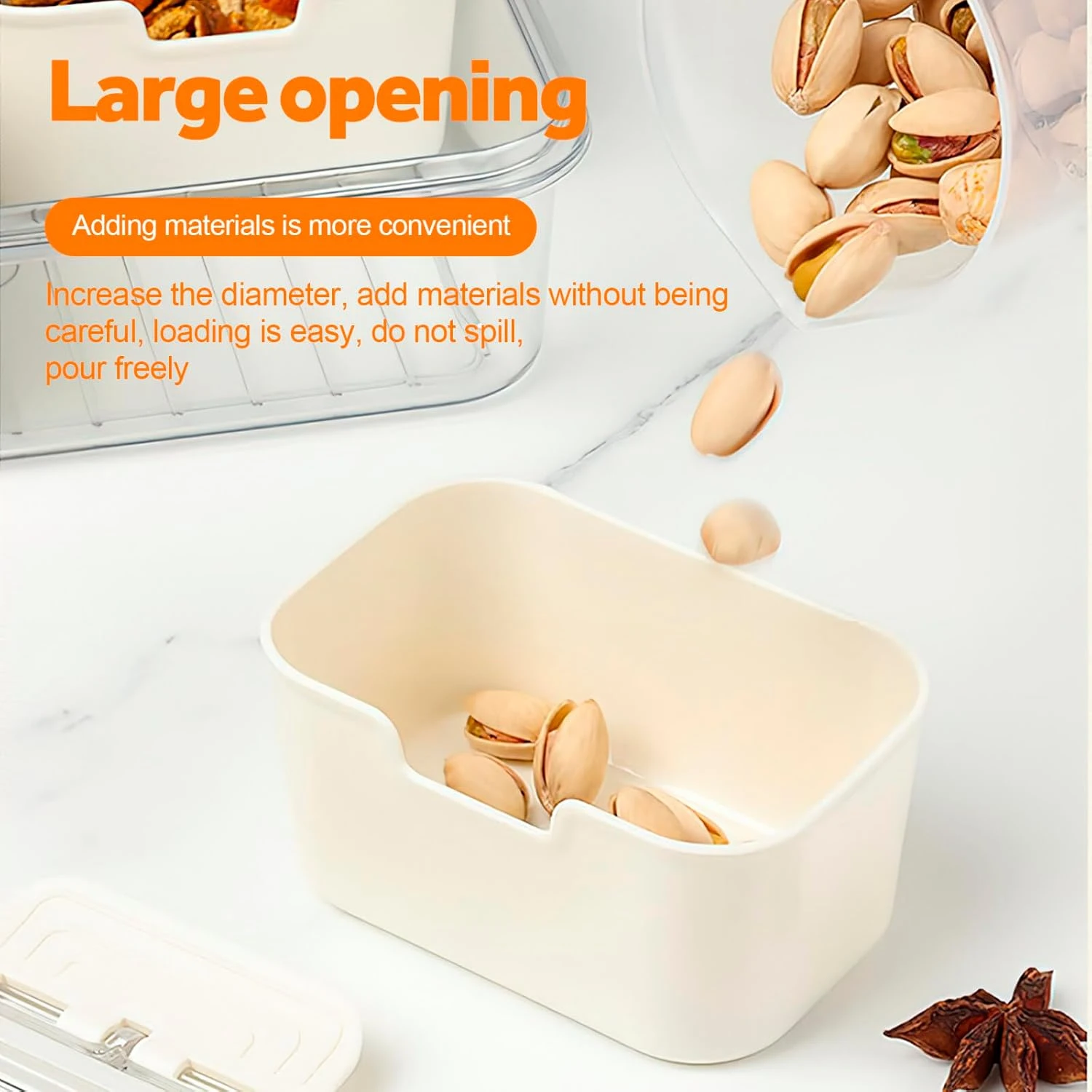 Divided Serving Tray with Lid - Sealed 4 Compartment Snackle Box Container Removable Divided  Food  Containers Plastic Party  fo