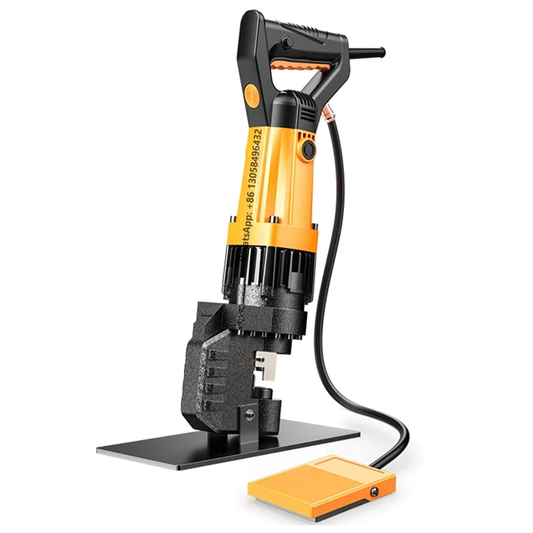 High Power 2800W Small Angle Iron Channel Steel Copper Aluminum Plate Hole Opener Portable Electric Hydraulic Punching Machine