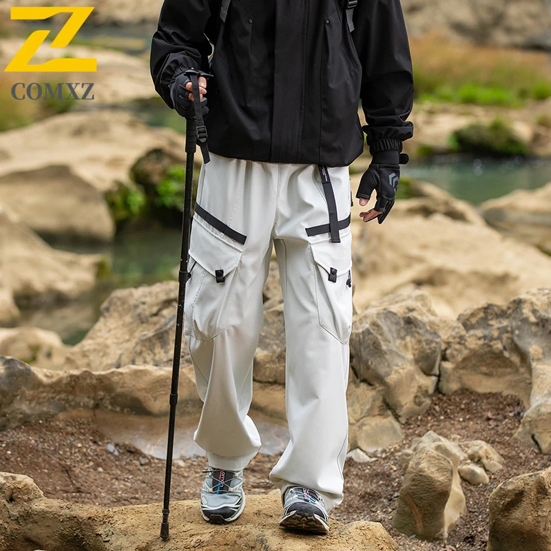 الكلاسيكية الرجال فائدة السراويل جديد 2025 الخريف عادية يندبروف تنفس السراويل التنزه التخييم الدراجات الشارع نمط البضائع السراويل