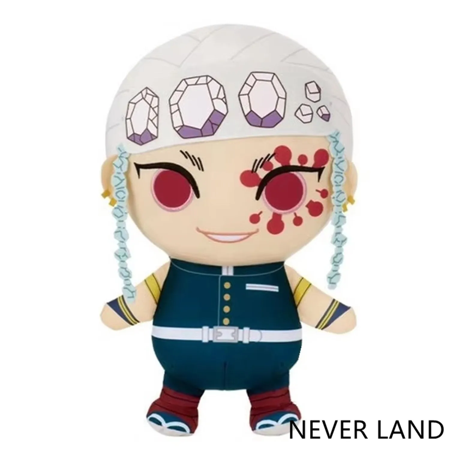 

Новый аниме демон Kimetsu Uzui Tengen плюшевые детские мягкие игрушки для детей подарки 35 см