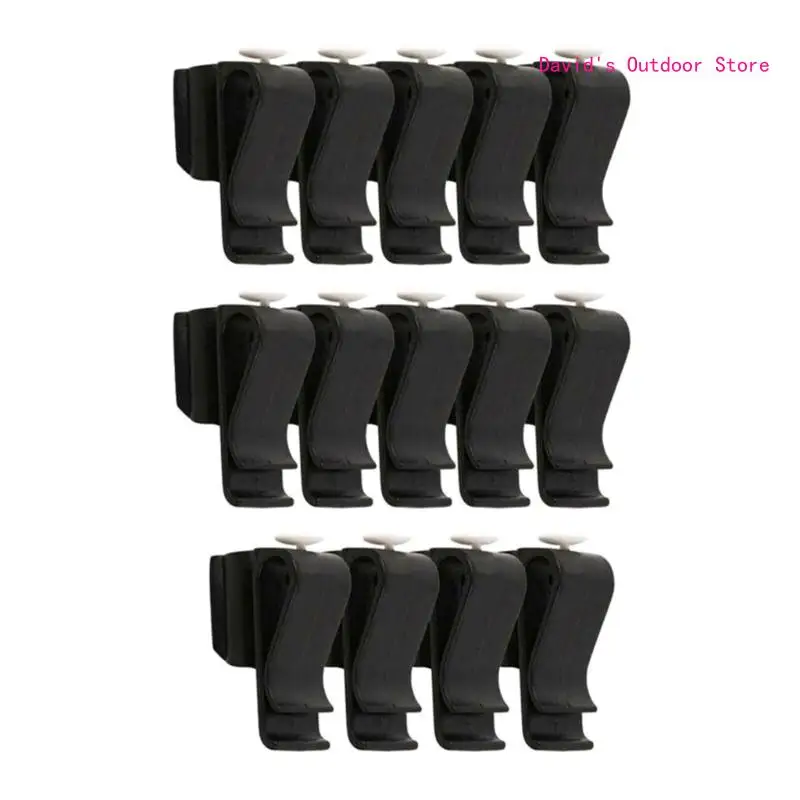 14 Stuks Golf Club Tas Clips Op Putter Klem Houder Duurzaam Abs Zwart Zetten Clip Golf Accessoires Voor Golfer x3UA