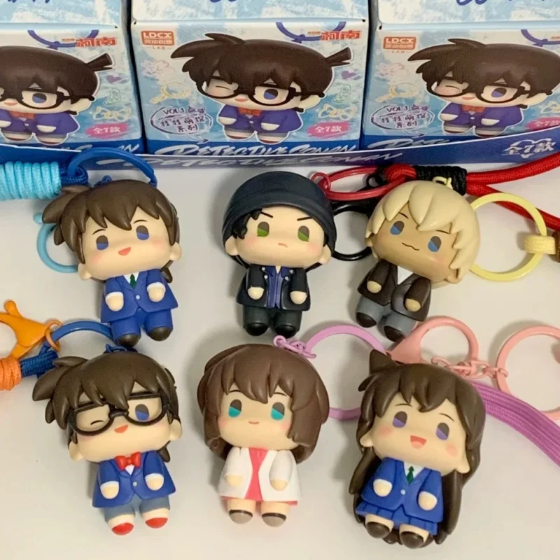 Подлинный детектив Конан, подвесной милый детективный серии, загадочная коробка, украшение, подарок, игрушка, сумка, подвеска, брелок для ключей «Детектив Конан», подарок